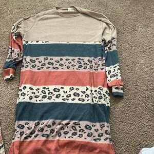 Plus size sweater dress